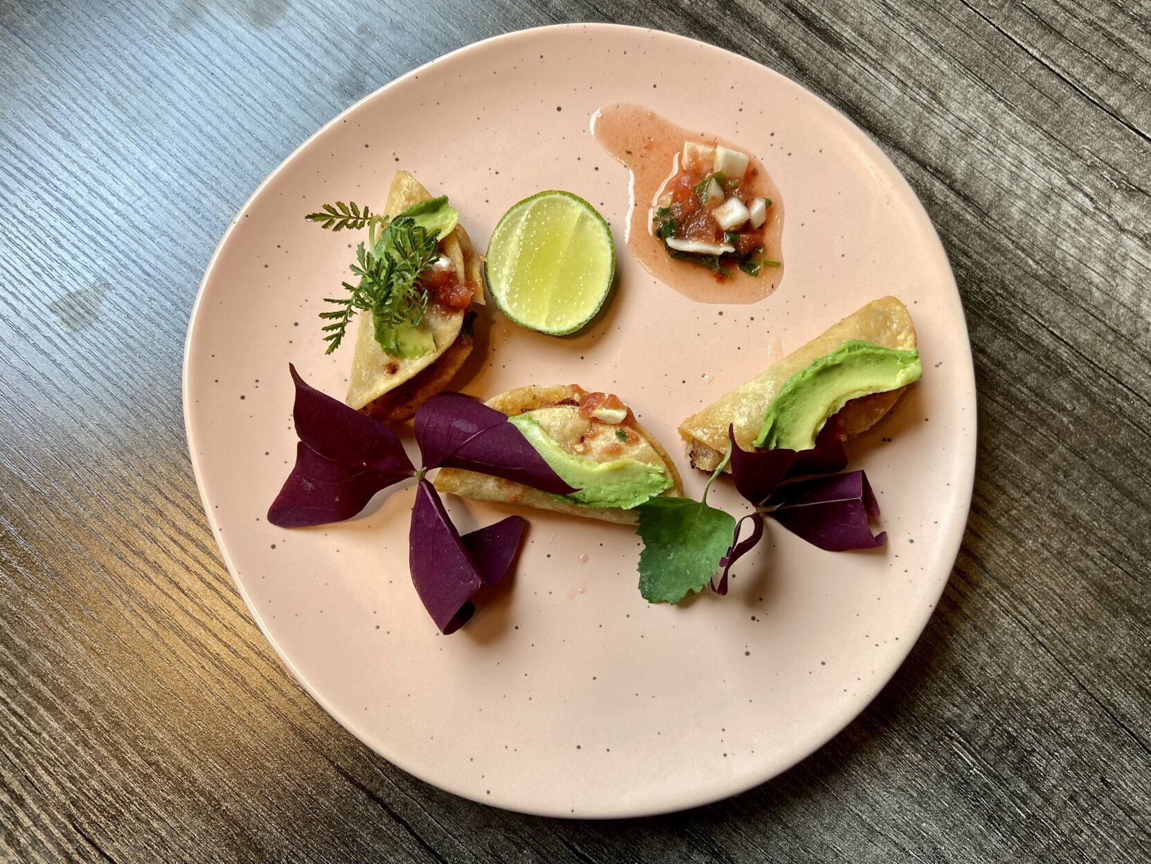 Sno shrimp tacos